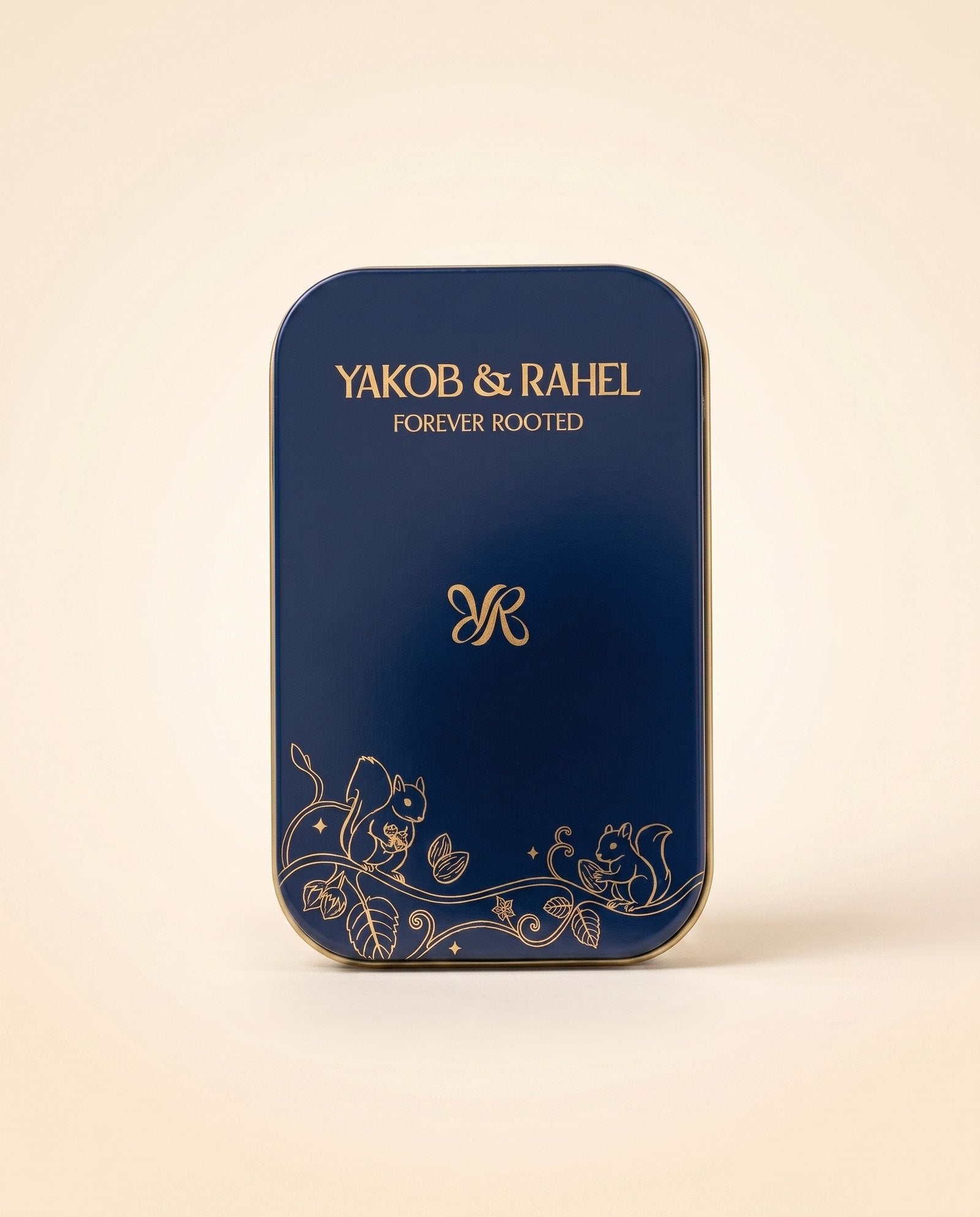 Forever Rooted — Yakob & Rahel Macadamia · Hazelnut · Almond single-origin chocolate tin